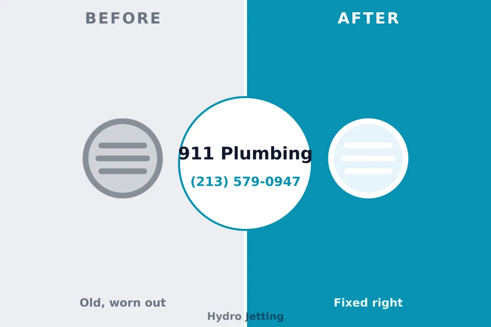 Before and after: plumbing repair Samoset, FL